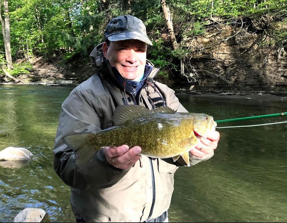 Spring Smallmouth in New York on Lake Erie. 