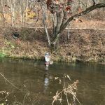 Don Varner with a rainbow in the net!